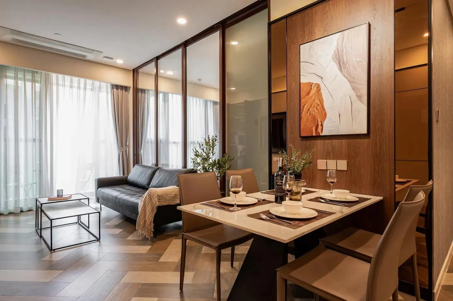 Apartment The Galleria Thu Thiem - Panorama Sky View Ho Chi Minh City